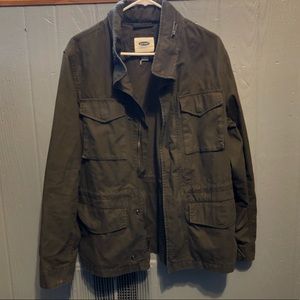 Men’s Olive Green Military Jacket